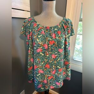 Lauren Conrad Floral Blouse